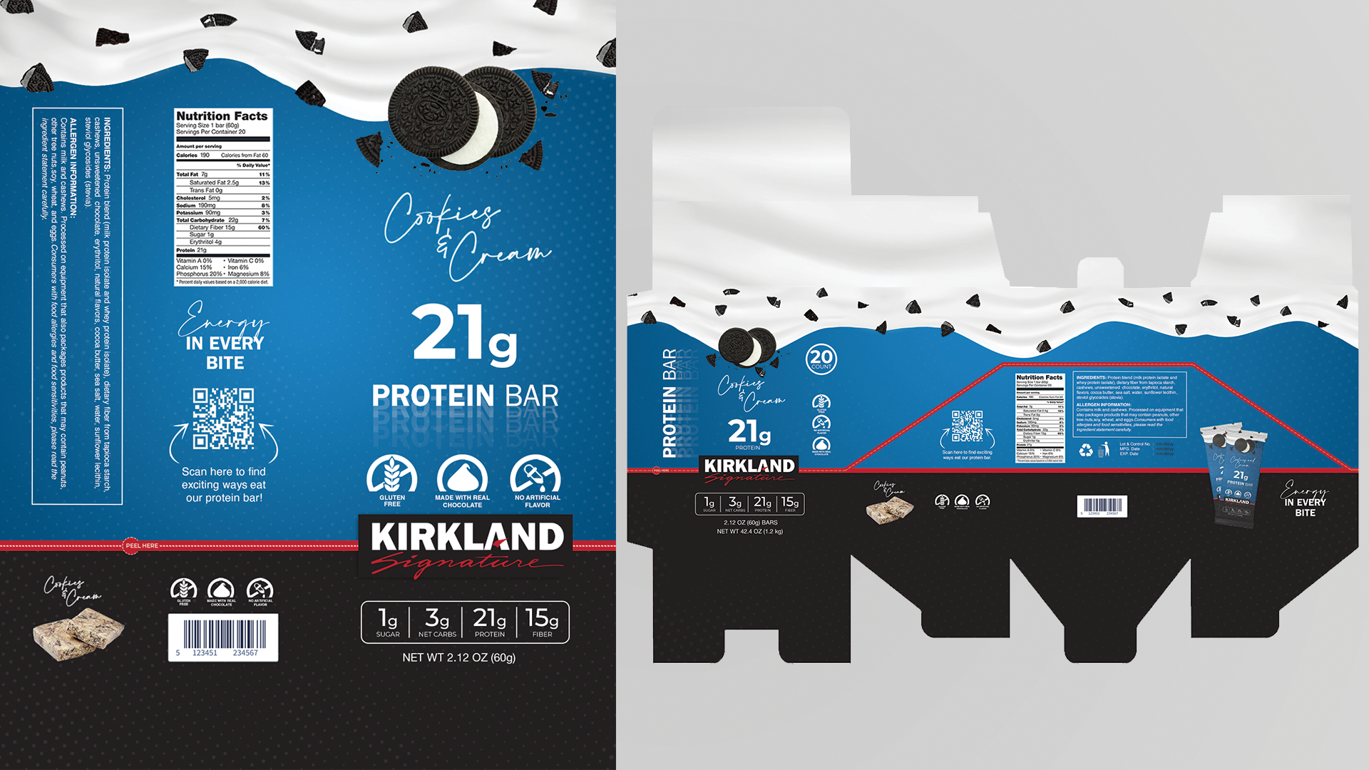 Kirkland - Protein Bar Packaging - Image 2
