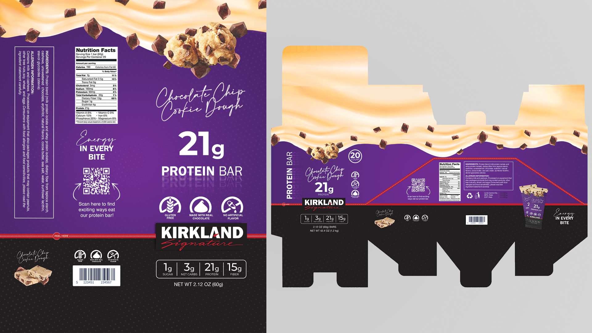 Kirkland - Protein Bar Packaging - Image 3