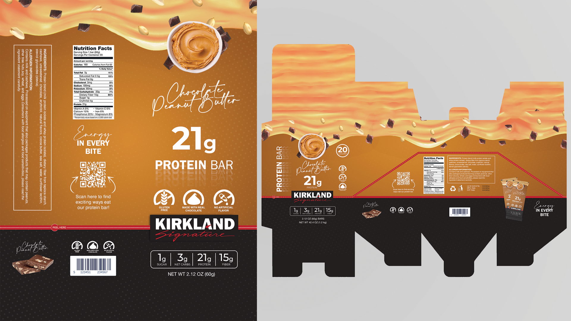 Kirkland - Protein Bar Packaging - Image 4